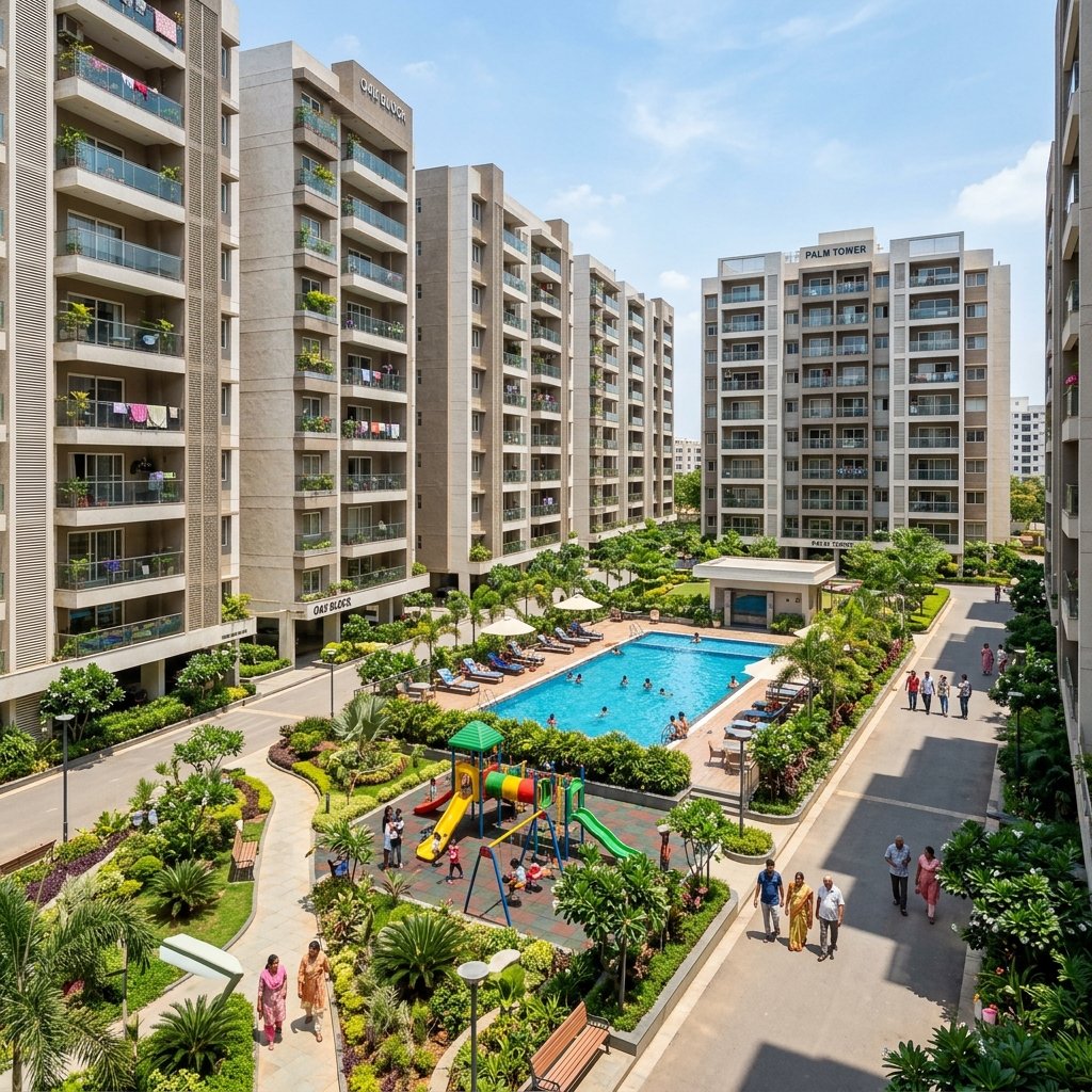 Completed Township - Palm Grove Residences